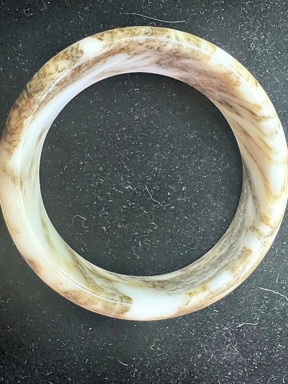 Zebra Stone Bangle
